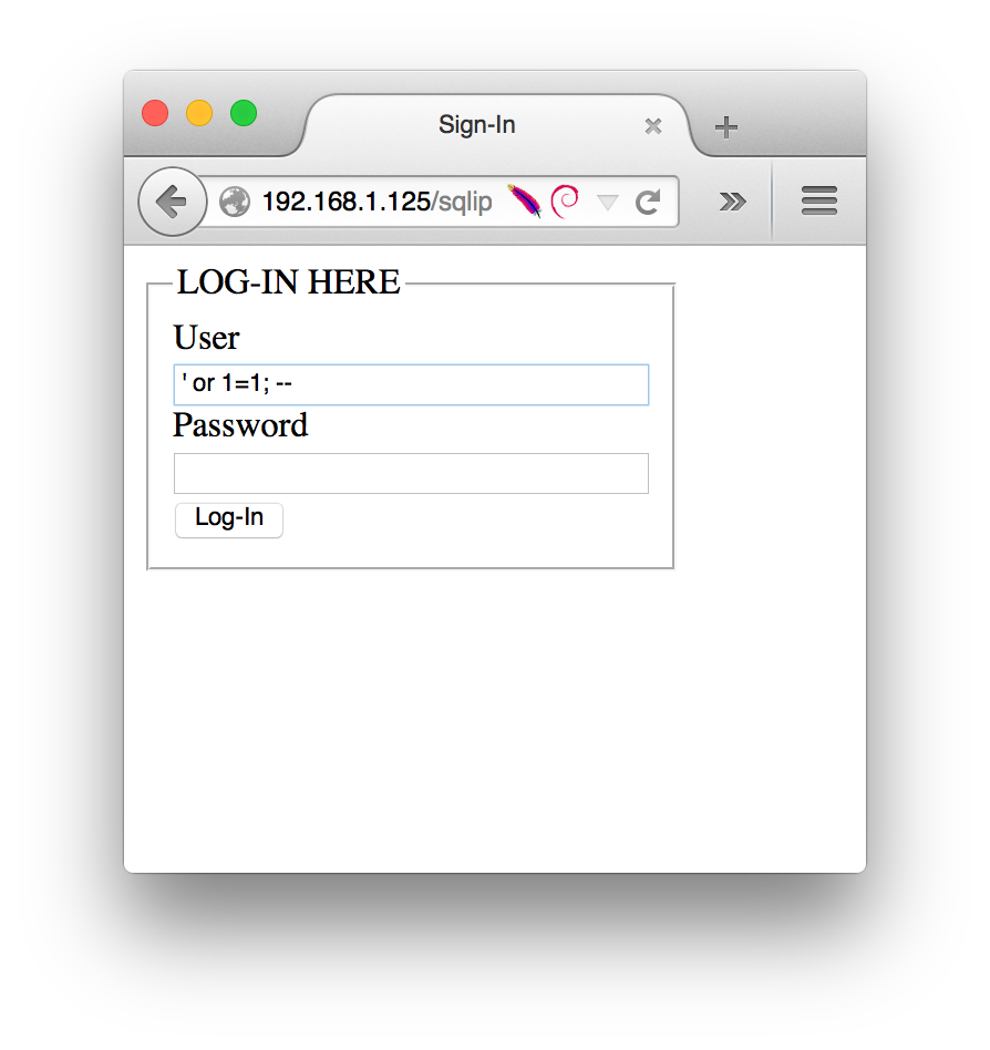 sqli login bypass