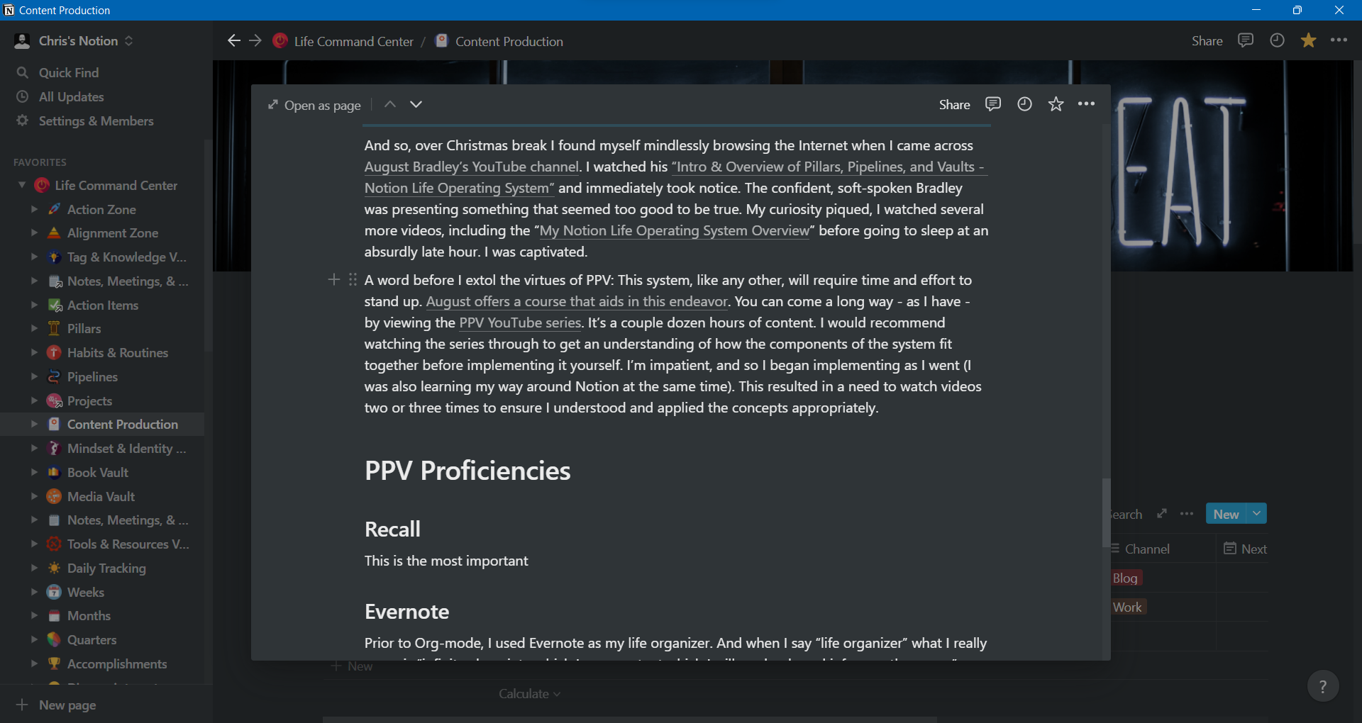 I’m writing this post in Notion :)